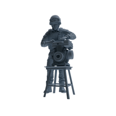 MRY-SFW SSTR237 Modern French Army Logistics Soldier Maintenance Four-Person Group