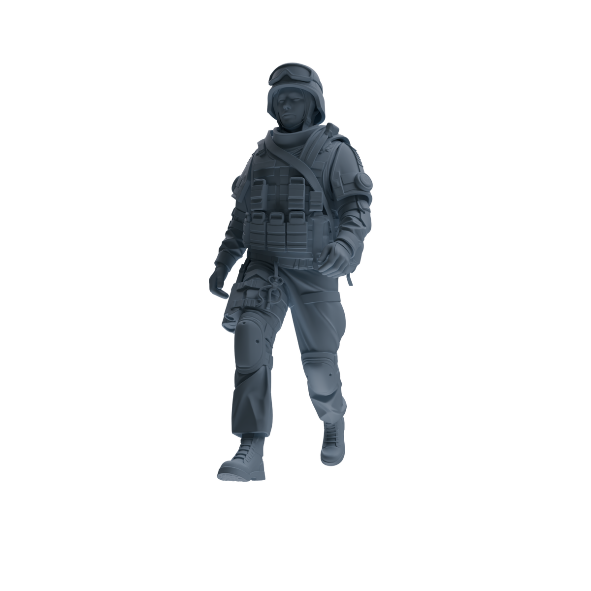 MRY-SFW SSTR330 Modern Counter-Terrorism SWAT Fire Support Operator Foot March 1 Four-Person Group — detail view 2