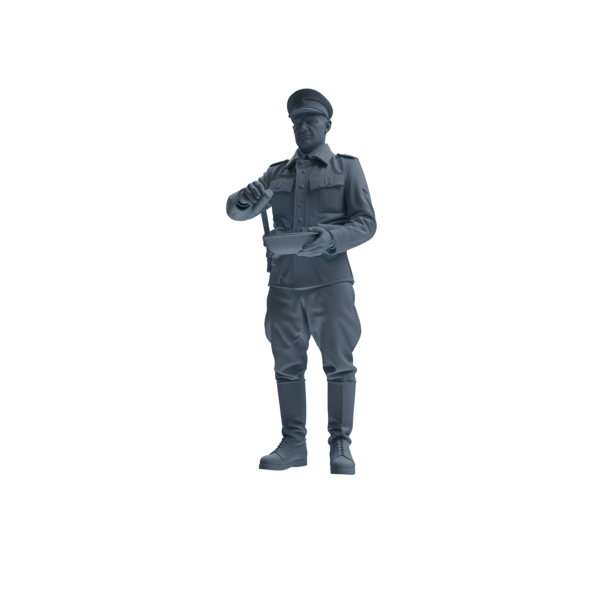 MRY-SFW SSTR253 WWI British Army Logistics Soldier Picnic Four-Person Group — detail view 2