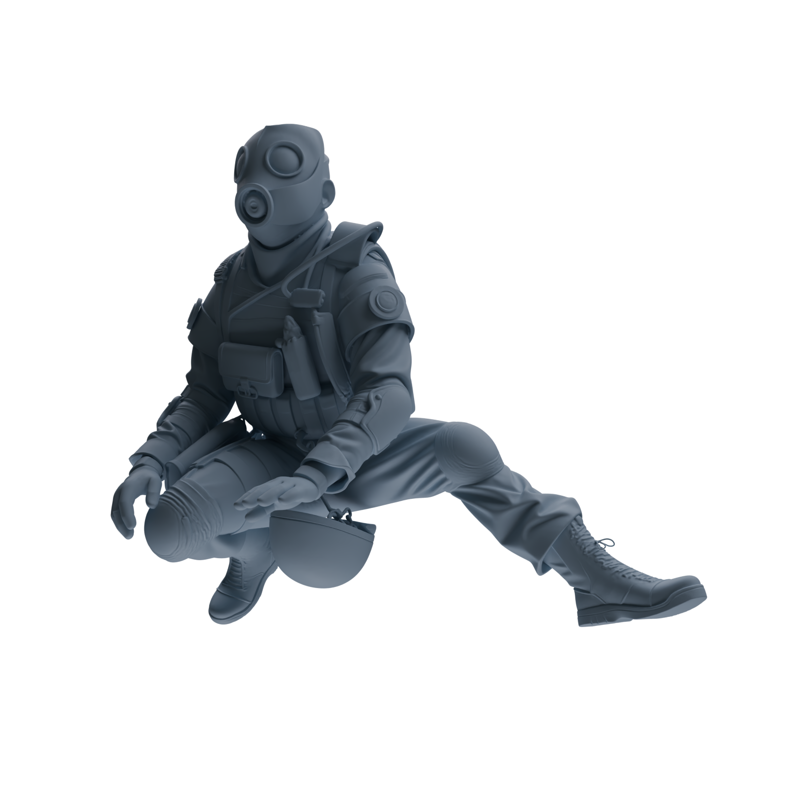 MRY-SFW SSTR313 Modern Counter-Terrorism SWAT Breacher Rescue Four-Person Group