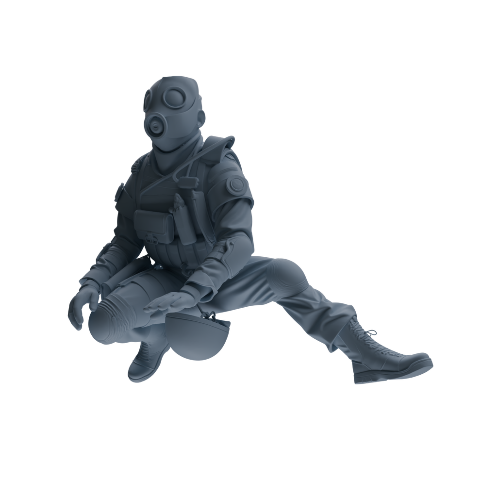 MRY-SFW SSTR313 Modern Counter-Terrorism SWAT Breacher Rescue Four-Person Group