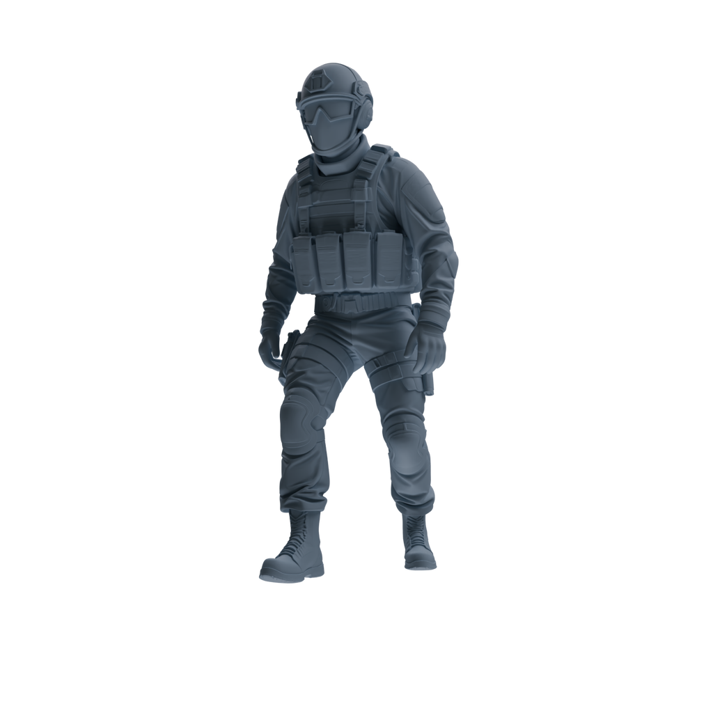 MRY-SFW SSTR360 Modern American Mercenary Combat Four-Person Group