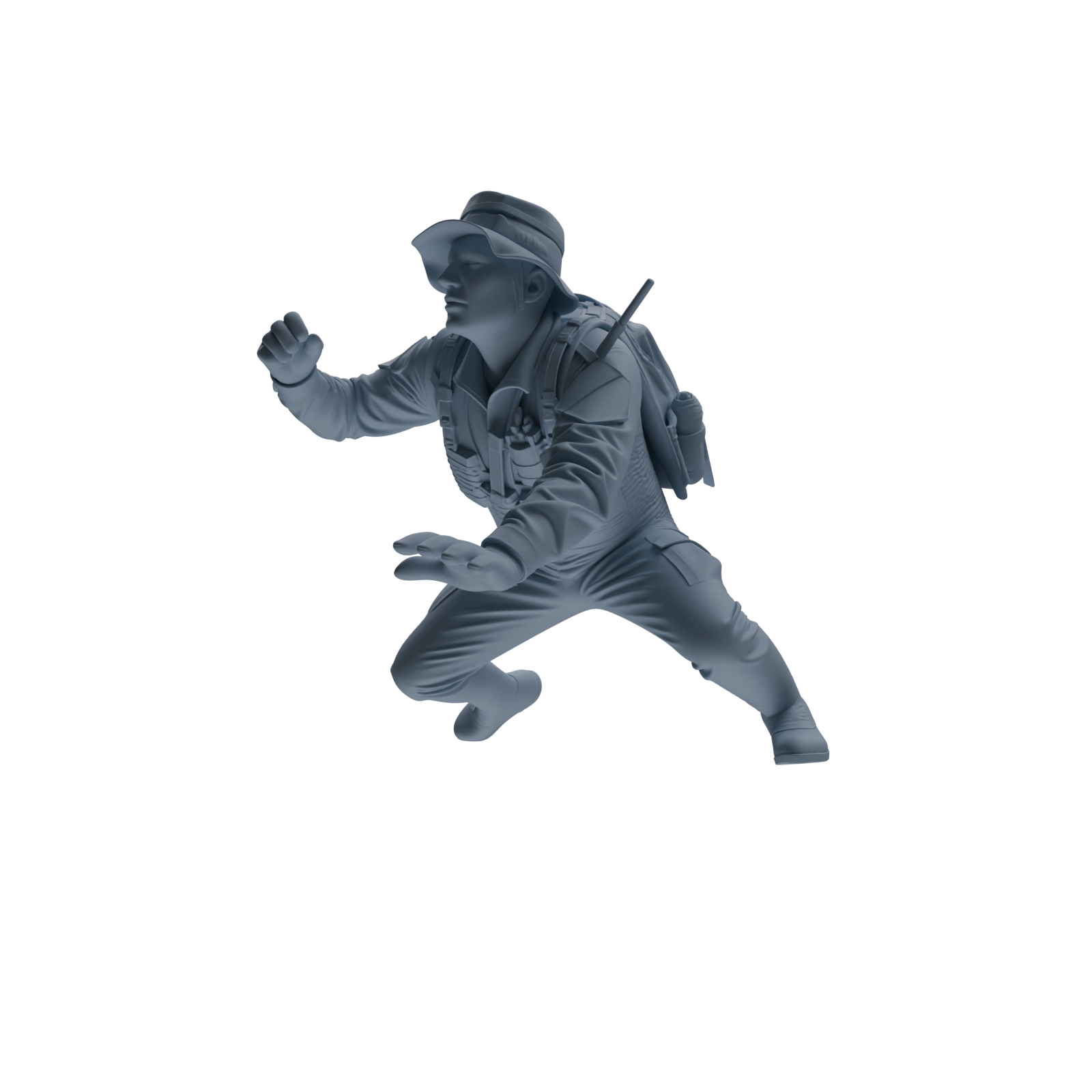 MRY-SFW SSTR140 Miniatures Soldier Model Kit War of Hyenas Modern Canadian Army Four-Person Urban Combat Group