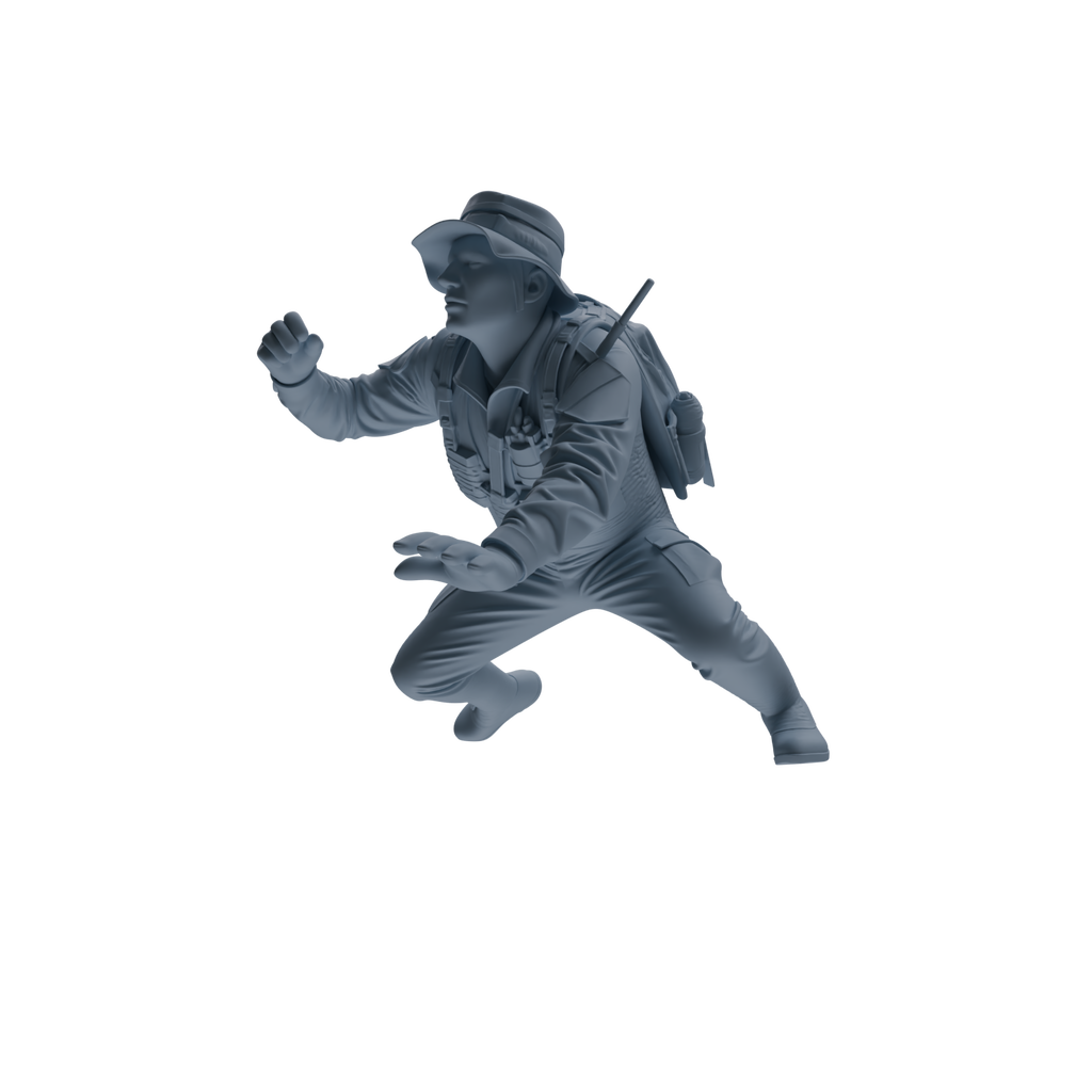 MRY-SFW SSTR140 Miniatures Soldier Model Kit War of Hyenas Modern Canadian Army Four-Person Urban Combat Group