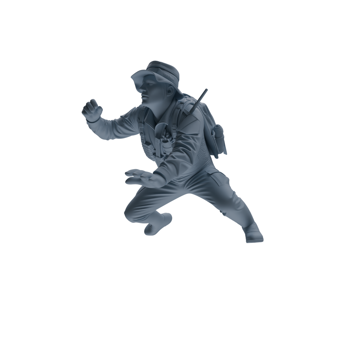 MRY-SFW SSTR140 Miniatures Soldier Model Kit War of Hyenas Modern Canadian Army Four-Person Urban Combat Group — detail view 2