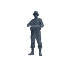 MRY-SFW SSTR227 WWII U.S. Army Logistics Soldier Picnic Four-Person Group