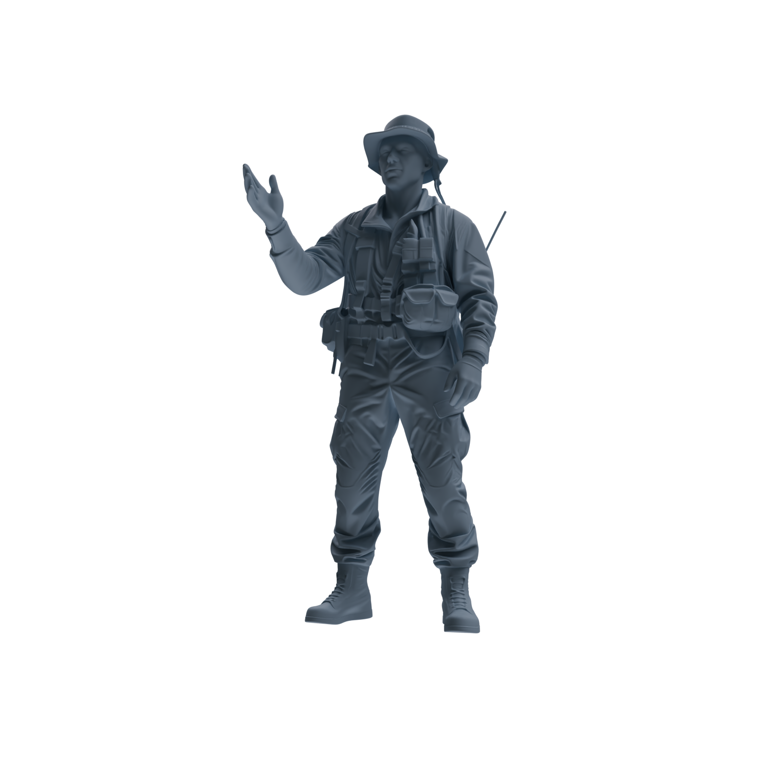 MRY-SFW SSTR134 Miniatures Soldier Model Kit War of Hyenas Modern Canadian Army Four-Person Conversation Group