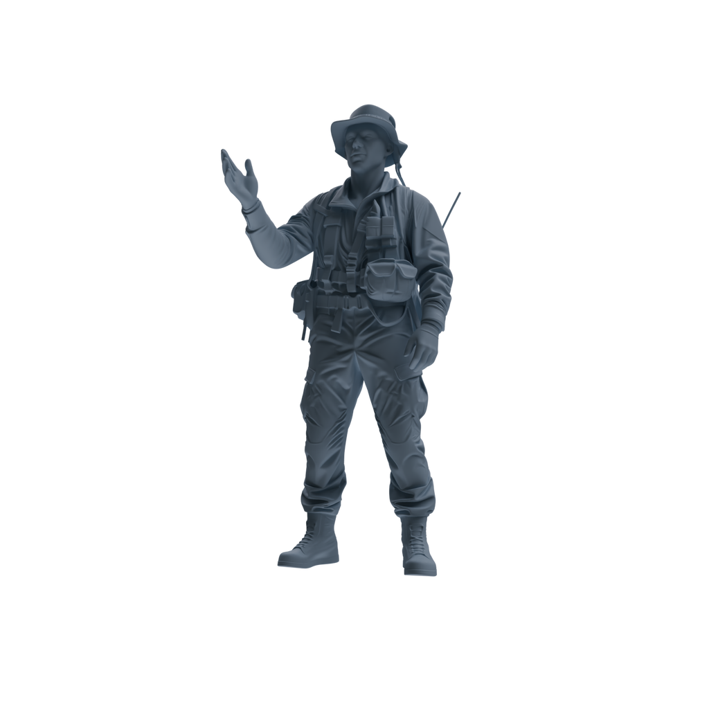 MRY-SFW SSTR134 Miniatures Soldier Model Kit War of Hyenas Modern Canadian Army Four-Person Conversation Group