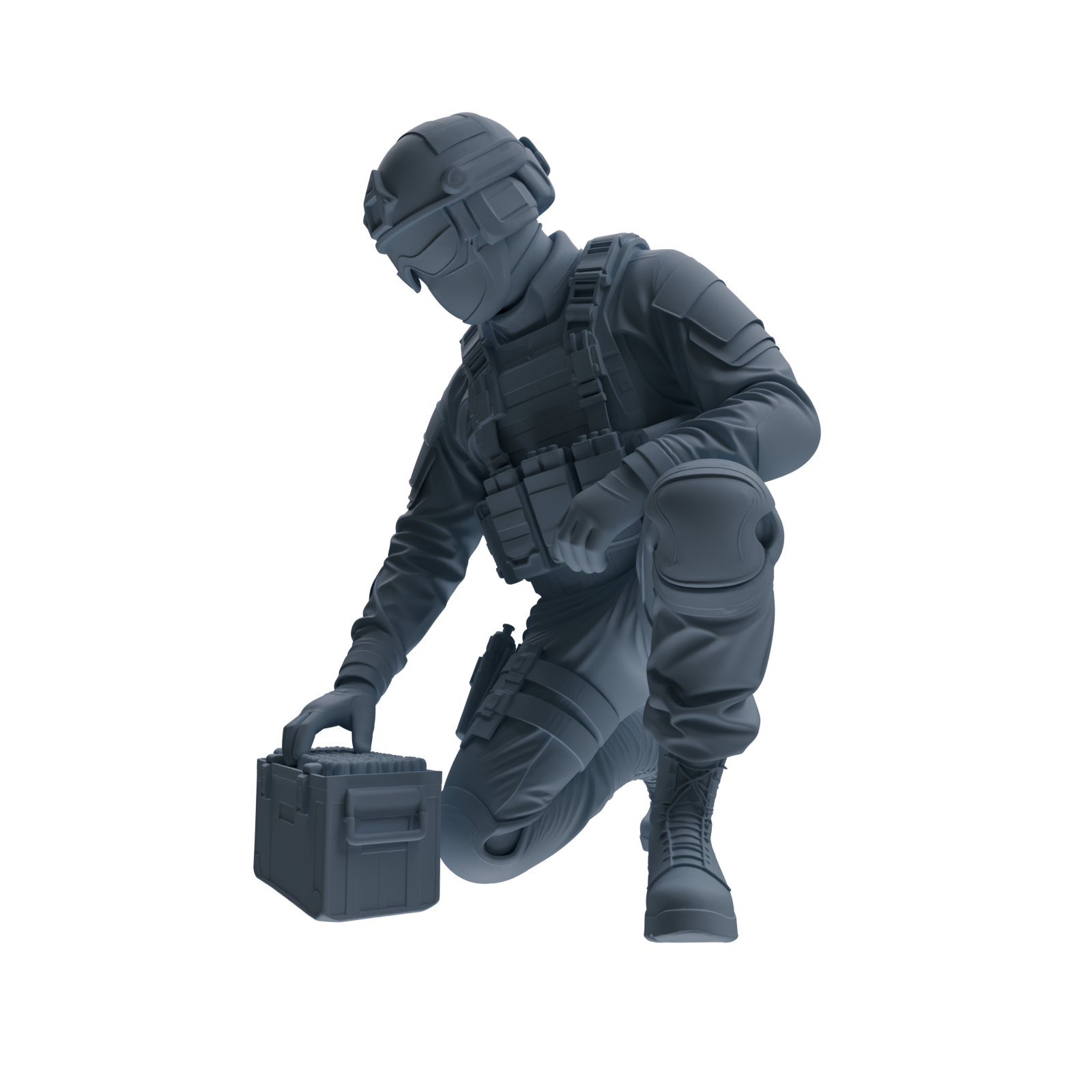 MRY-SFW SSTR357 Modern American Mercenary Combat Readiness Four-Person Group
