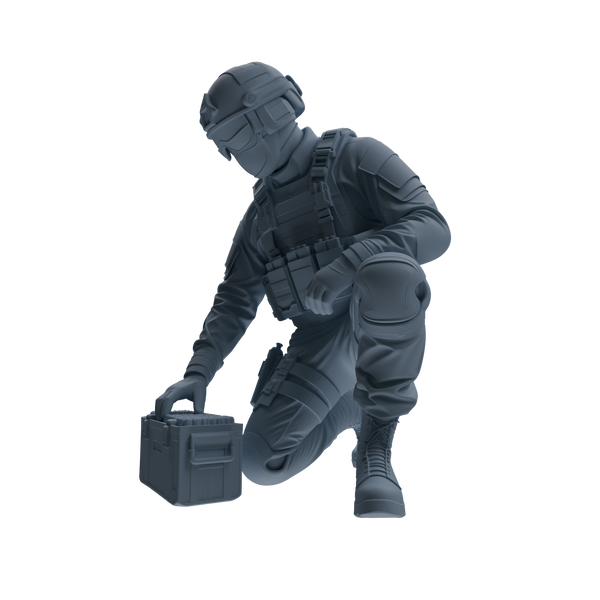 MRY-SFW SSTR357 Modern American Mercenary Combat Readiness Four-Person Group