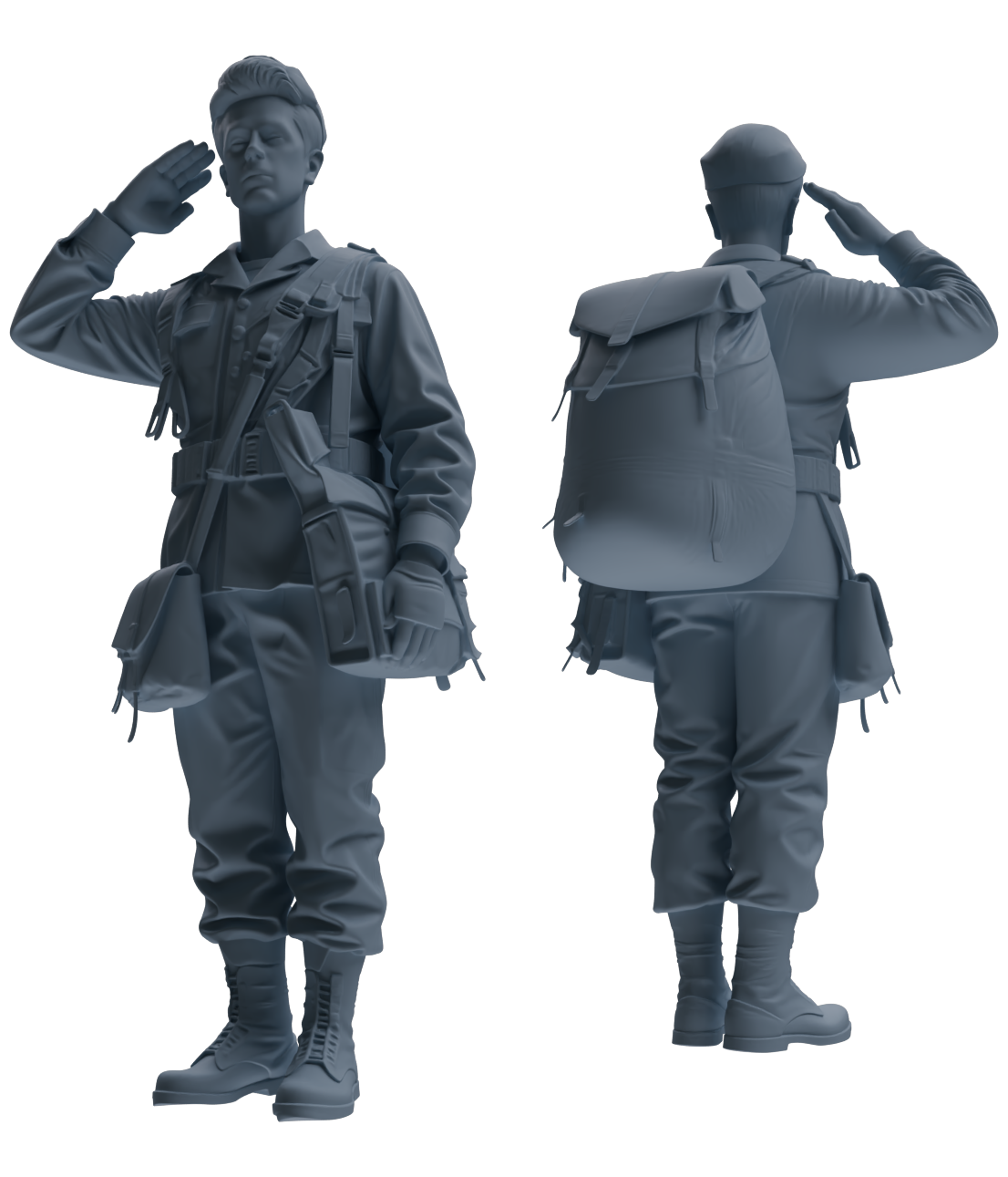 MRY-SFW SSTR054 Miniatures Soldier Model Kit Hacksaw Ridge Rescue Story WWII U.S. Army Six-Person Saluting Group
