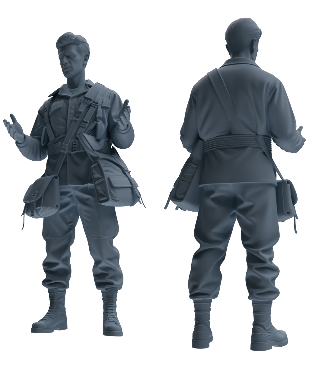 MRY-SFW SSTR052 Miniatures Soldier Model Kit Hacksaw Ridge Rescue Story WWII U.S. Army Six-Person Conversation Group