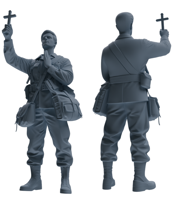 MRY-SFW SSTR058 Miniatures Soldier Model Kit Hacksaw Ridge Rescue Story WWII U.S. Army Six-Person Praying Group