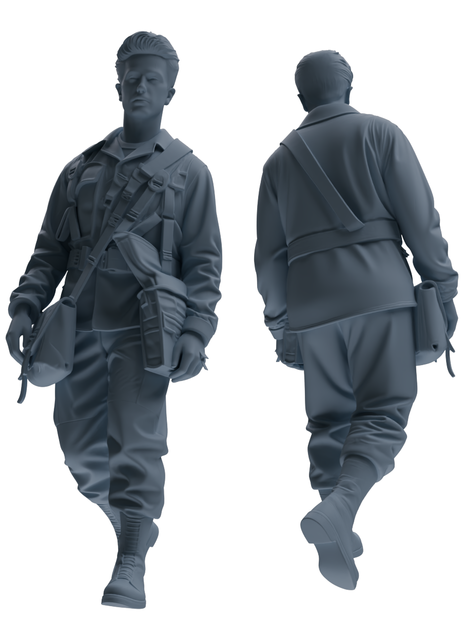 MRY-SFW SSTR055 Miniatures Soldier Model Kit Hacksaw Ridge Rescue Story WWII U.S. Army Six-Person Rescue Group