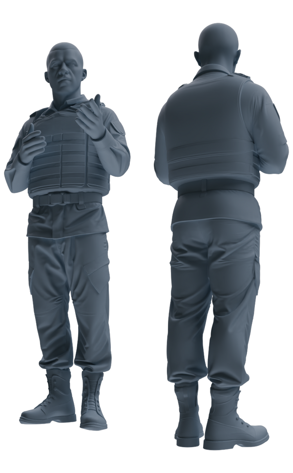 MRY-SFW SSTR034 Miniatures Soldier Model Kit 1993 Mogadishu Black Hawk Helicopter Soldier Discussion Six-Person Group