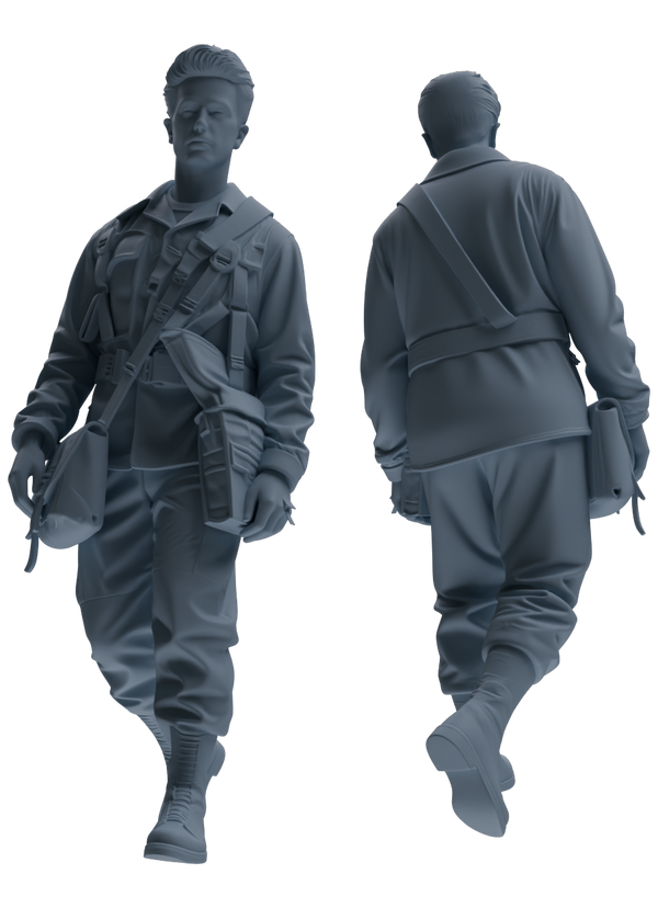 MRY-SFW SSTR056 Miniatures Soldier Model Kit Hacksaw Ridge Rescue Story WWII U.S. Army Six-Person Triumphant Return Group