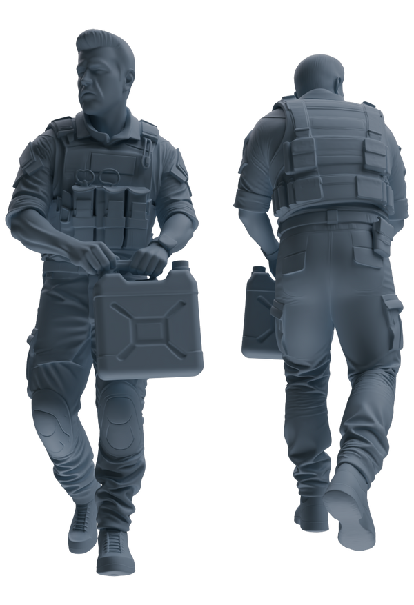 MRY-SFW SSTR009  Modern Navy SEAL Six-Person Logistics Group