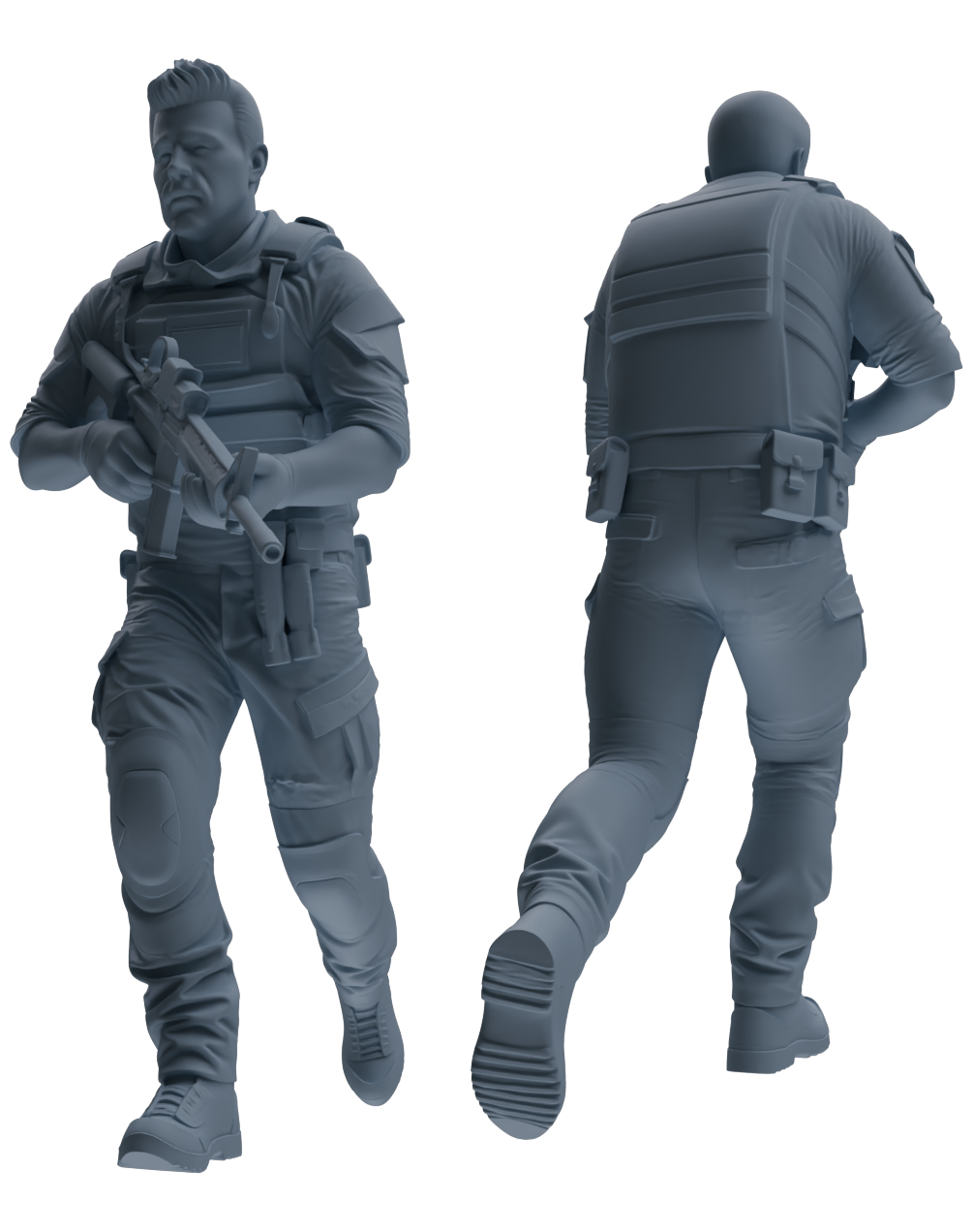 MRY-SFW SSTR011  Miniatures Soldier Model Kit Modern Navy SEAL Six-Person Assault Group