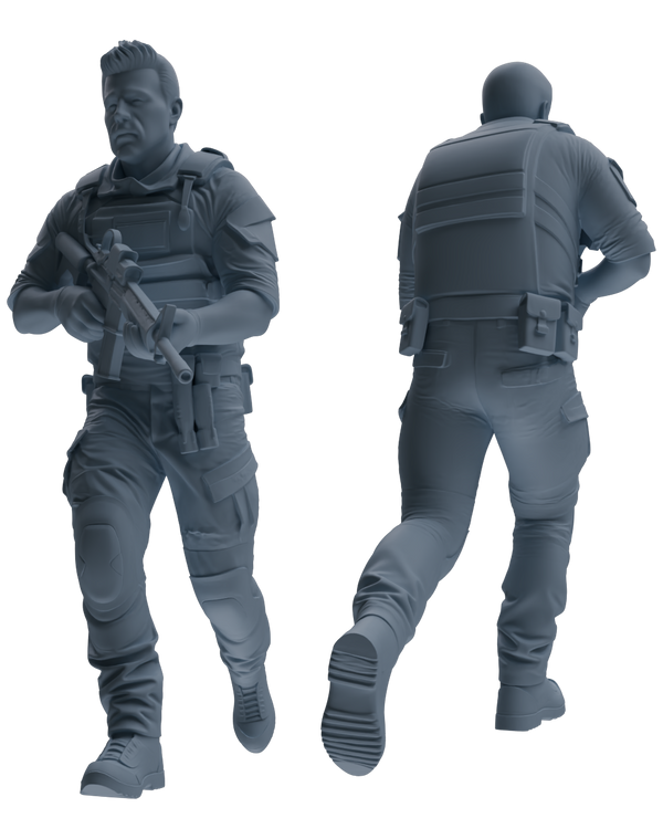 MRY-SFW SSTR011  Miniatures Soldier Model Kit Modern Navy SEAL Six-Person Assault Group