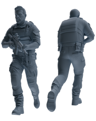 MRY-SFW SSTR011  Miniatures Soldier Model Kit Modern Navy SEAL Six-Person Assault Group