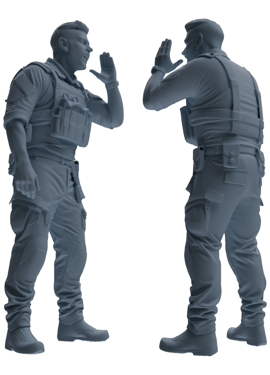 MRY-SFW SSTR018 Miniatures Soldier Model Kit Modern Navy SEAL Six-Person Search and Rescue Group