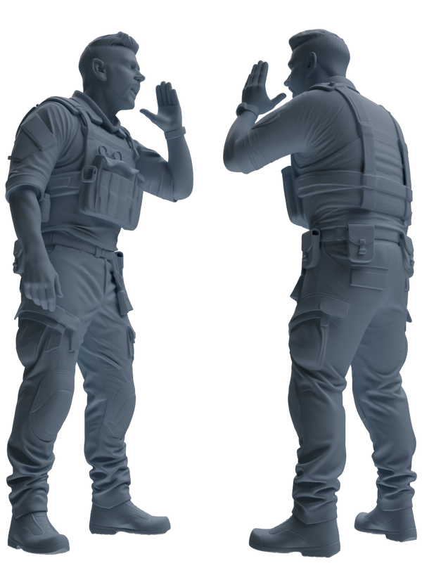 MRY-SFW SSTR018 Miniatures Soldier Model Kit Modern Navy SEAL Six-Person Search and Rescue Group