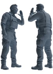 MRY-SFW SSTR018 Miniatures Soldier Model Kit Modern Navy SEAL Six-Person Search and Rescue Group