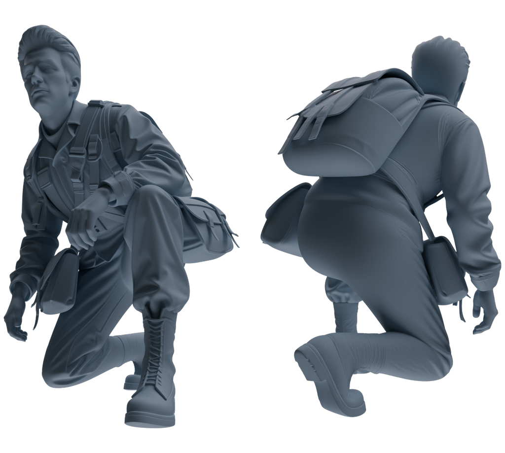 MRY-SFW SSTR063 Miniatures Soldier Model Kit Hacksaw Ridge Rescue Story WWII U.S. Army Six-Person Tactics Group
