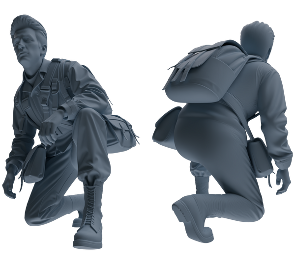 MRY-SFW SSTR063 Miniatures Soldier Model Kit Hacksaw Ridge Rescue Story WWII U.S. Army Six-Person Tactics Group