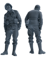 MRY-SFW SSTR065 Miniatures Soldier Model Kit Saving Ryan in Normandy WWII U.S. Army Six-Person Singing Group