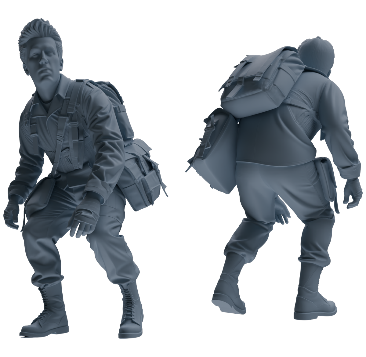 MRY-SFW SSTR059 Miniatures Soldier Model Kit Hacksaw Ridge Rescue Story WWII U.S. Army Six-Person Frontline Group