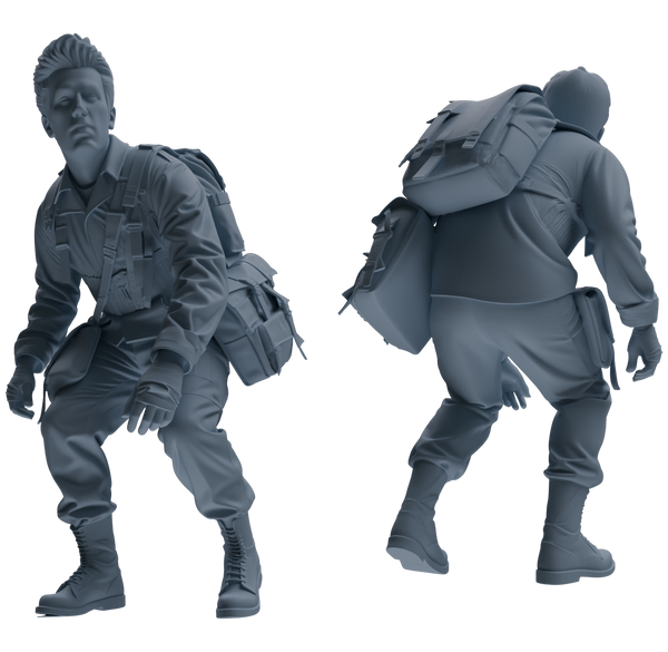 MRY-SFW SSTR059 Miniatures Soldier Model Kit Hacksaw Ridge Rescue Story WWII U.S. Army Six-Person Frontline Group