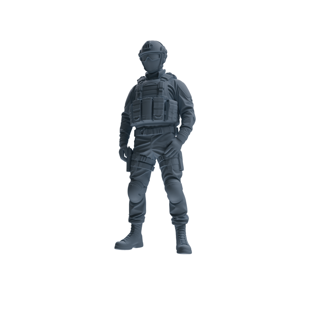 MRY-SFW SSTR359 Modern American Mercenary Garrison 2 Four-Person Group