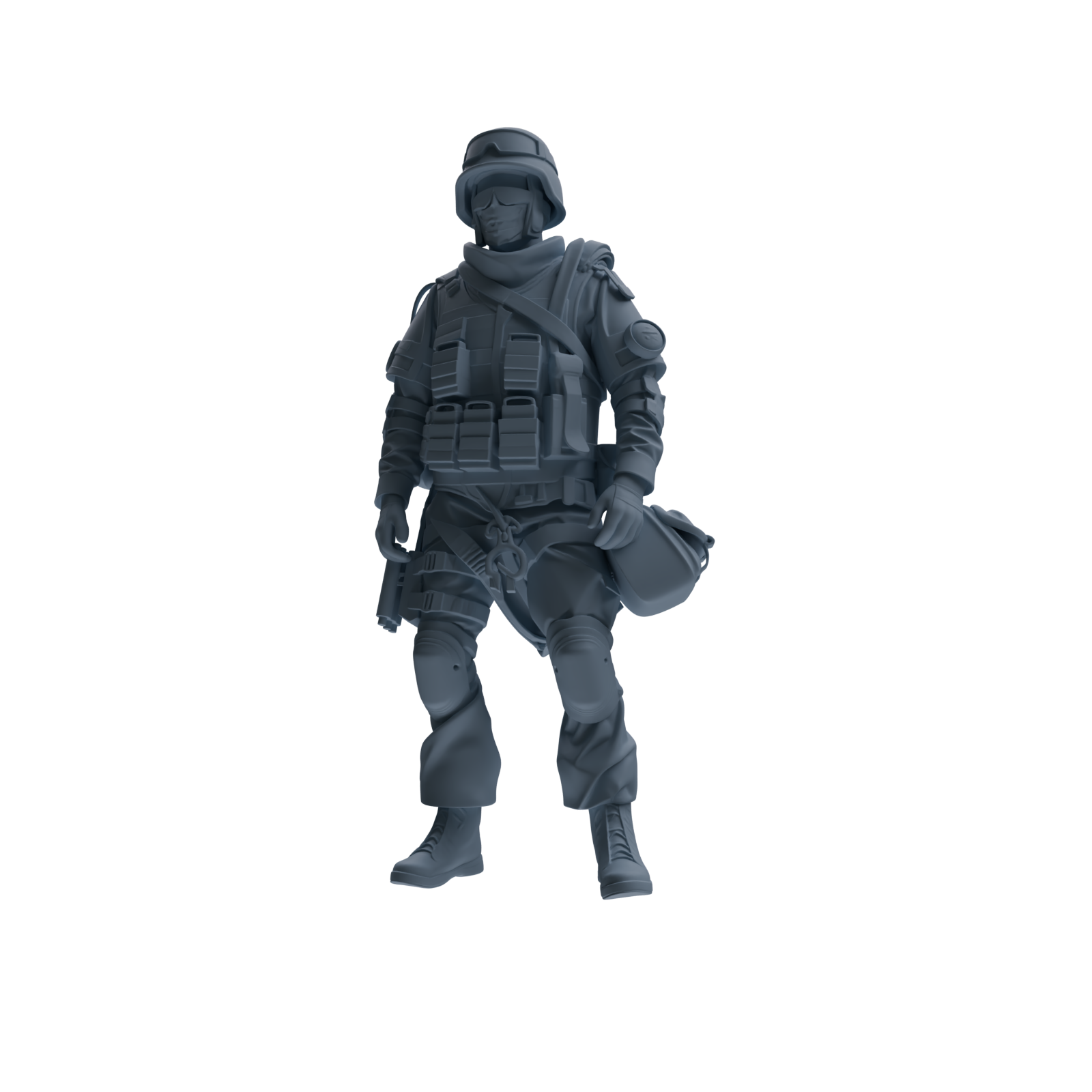 MRY-SFW SSTR334 Modern Counter-Terrorism SWAT Fire Support Operator Garrison Four-Person Group