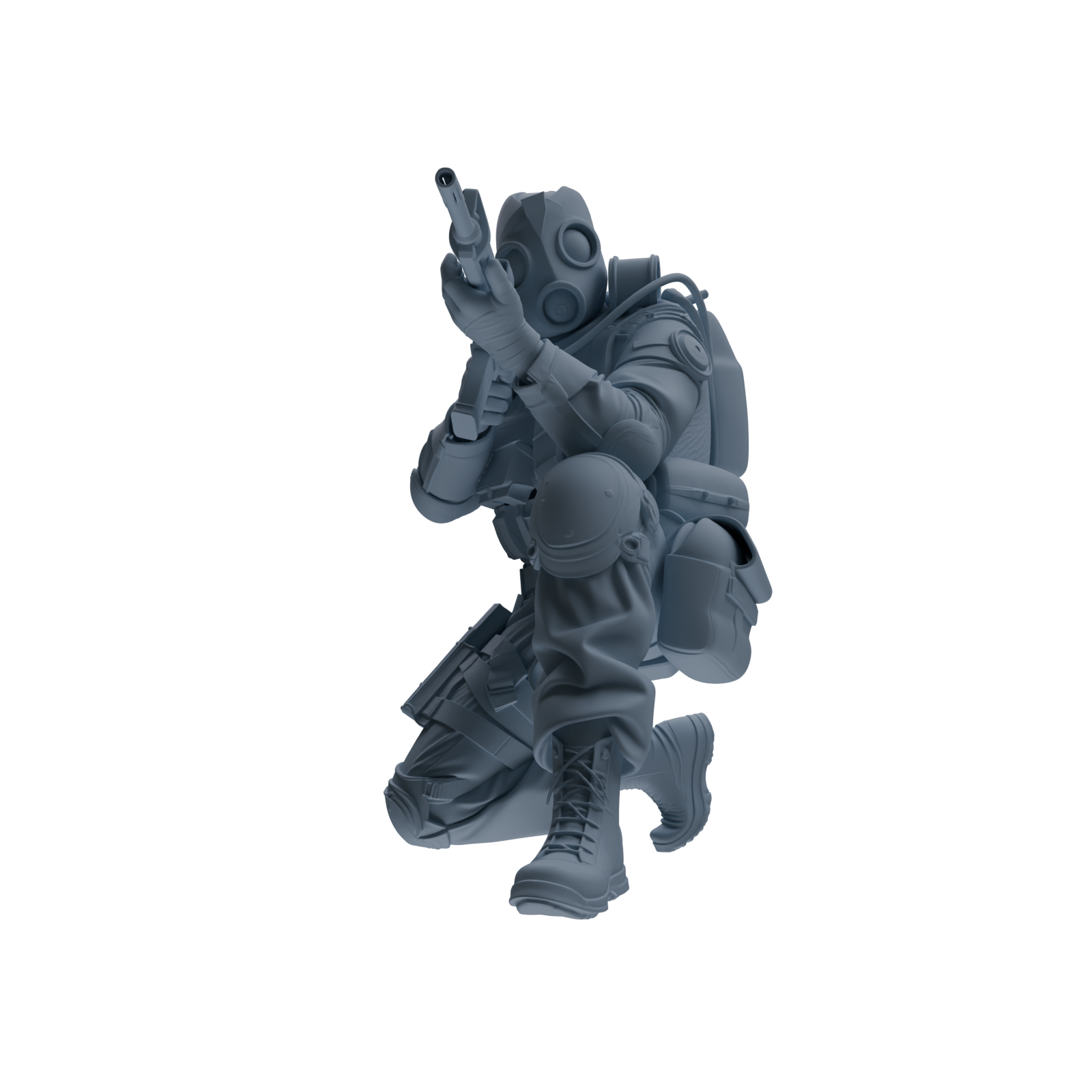MRY-SFW SSTR343 Modern Counter-Terrorism SWAT Breacher Combat 4 Four-Person Group