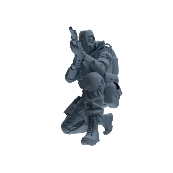 MRY-SFW SSTR343 Modern Counter-Terrorism SWAT Breacher Combat 4 Four-Person Group