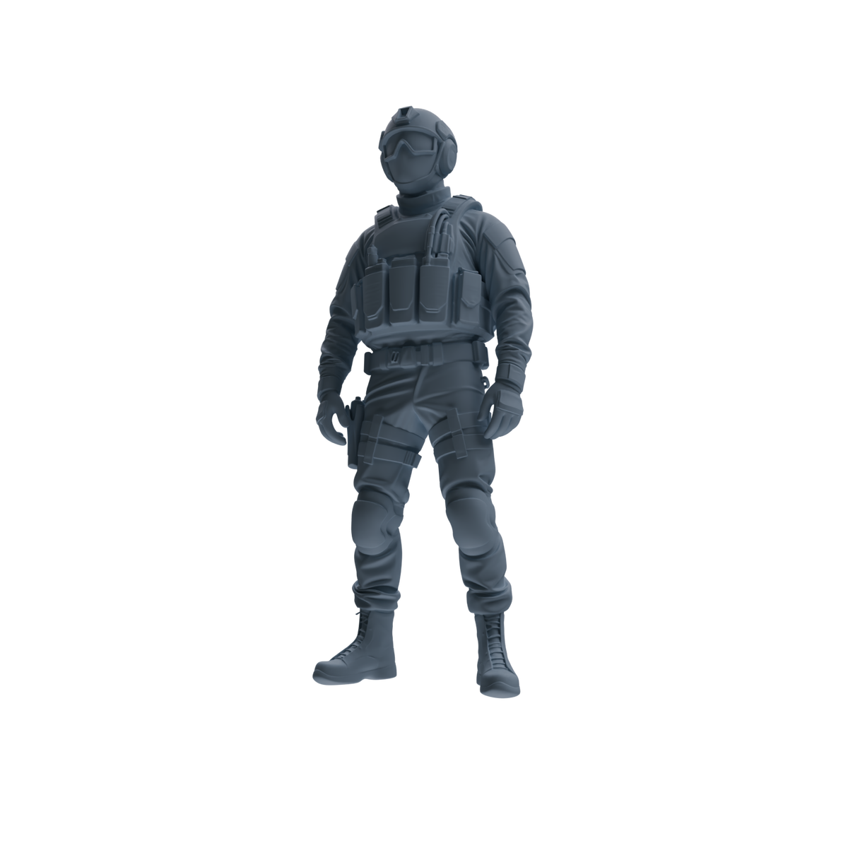MRY-SFW SSTR358 Modern American Mercenary Garrison Four-Person Group — detail view 2