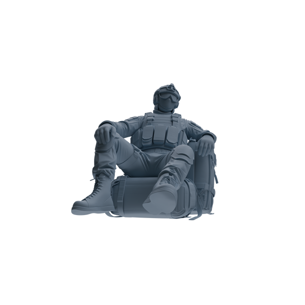 MRY-SFW SSTR353 Modern American Mercenary Rest 3 Four-Person Group