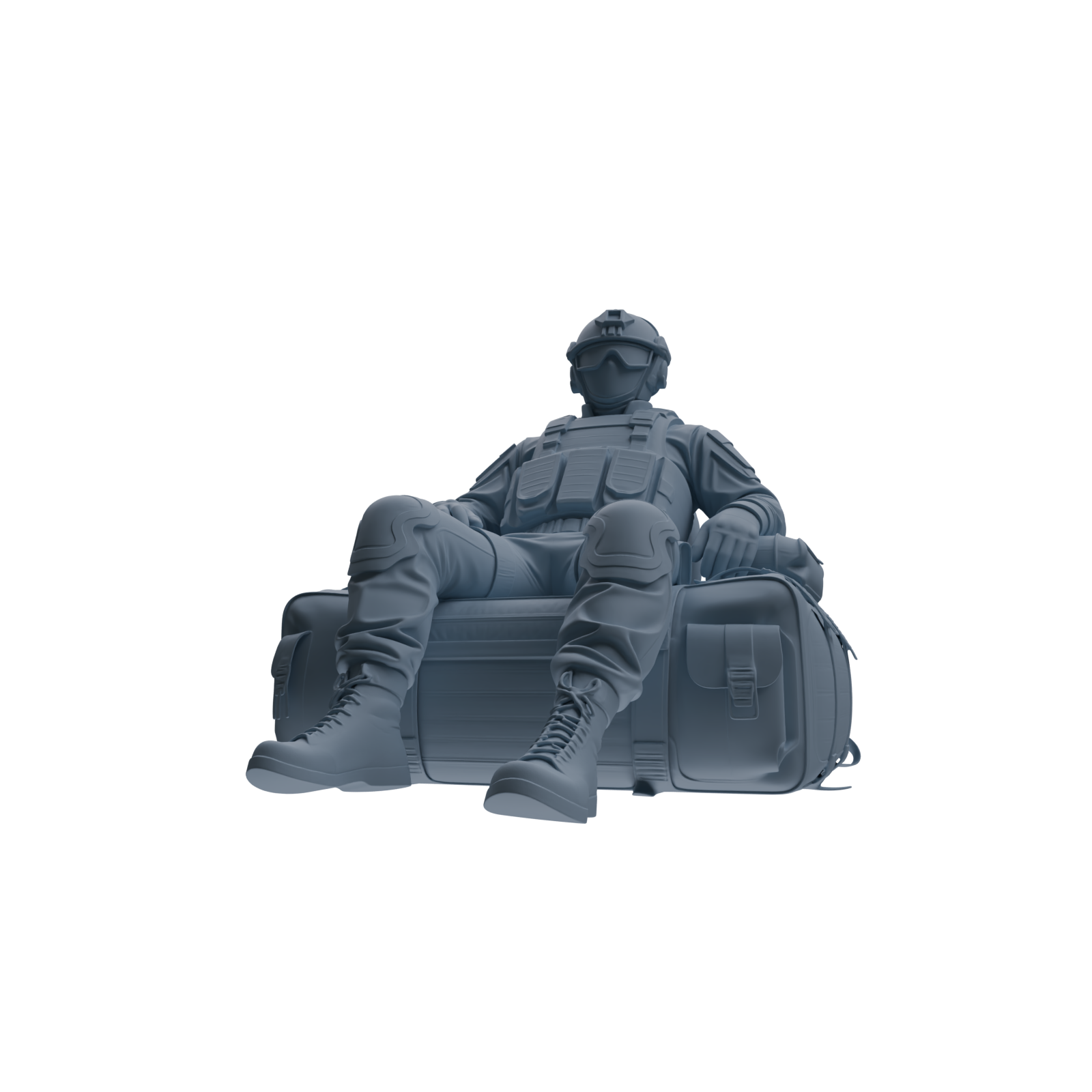 MRY-SFW SSTR352 Modern American Mercenary Rest 2 Four-Person Group