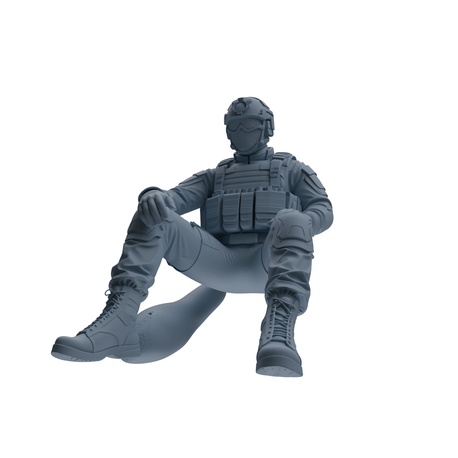 MRY-SFW SSTR351 Modern American Mercenary Rest Four-Person Group