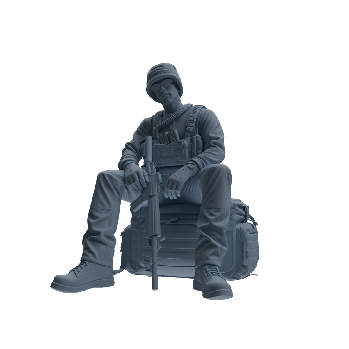 MRY-SFW SSTR386 Modern U.S. Special Forces Rest 3 Four-Person Group — detail view 2