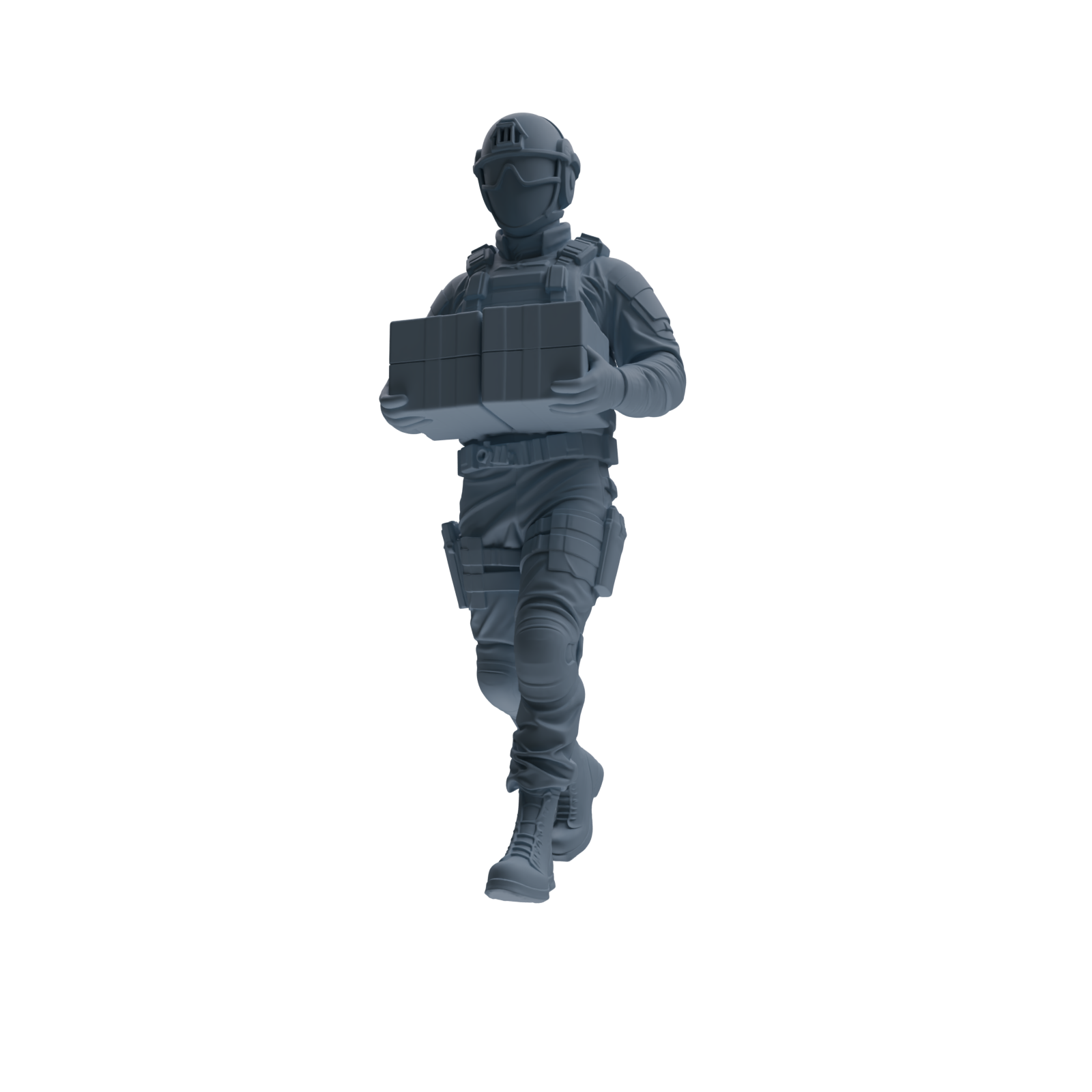 MRY-SFW SSTR345 Modern American Mercenary Carrying 2 Four-Person Group