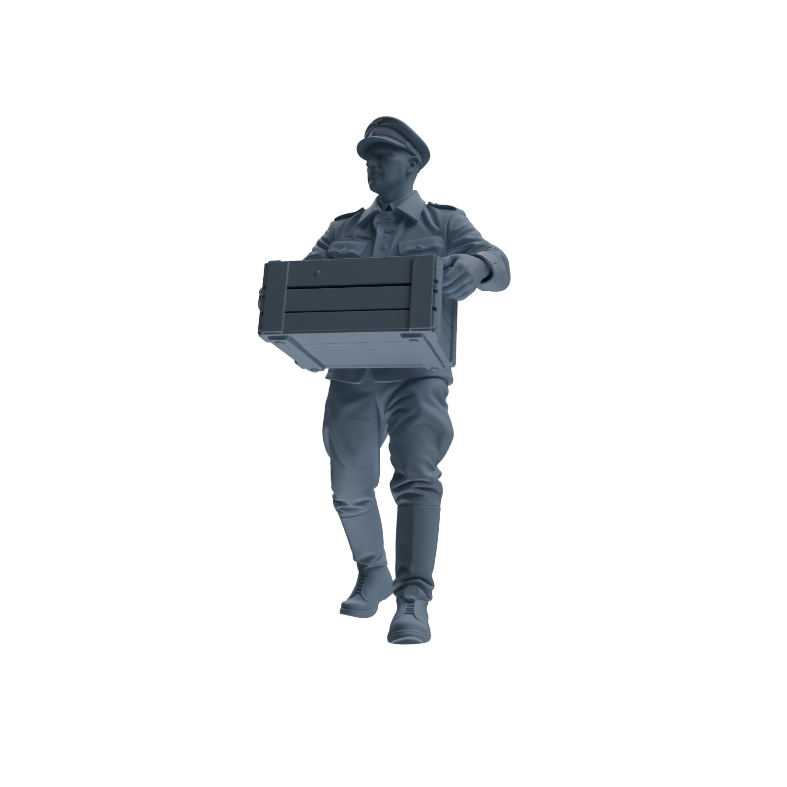 MRY-SFW SSTR256 WWI German Army Logistics Soldier Logistics Four-Person Group