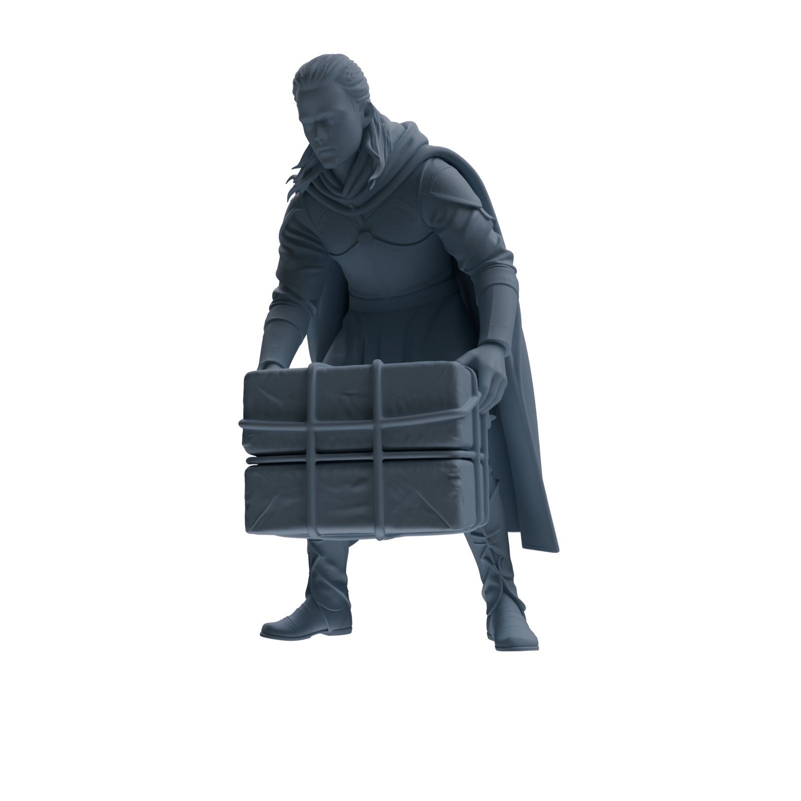 MRY-SFW SSTR302 Medieval Elf-King Carrying Four-Person Group