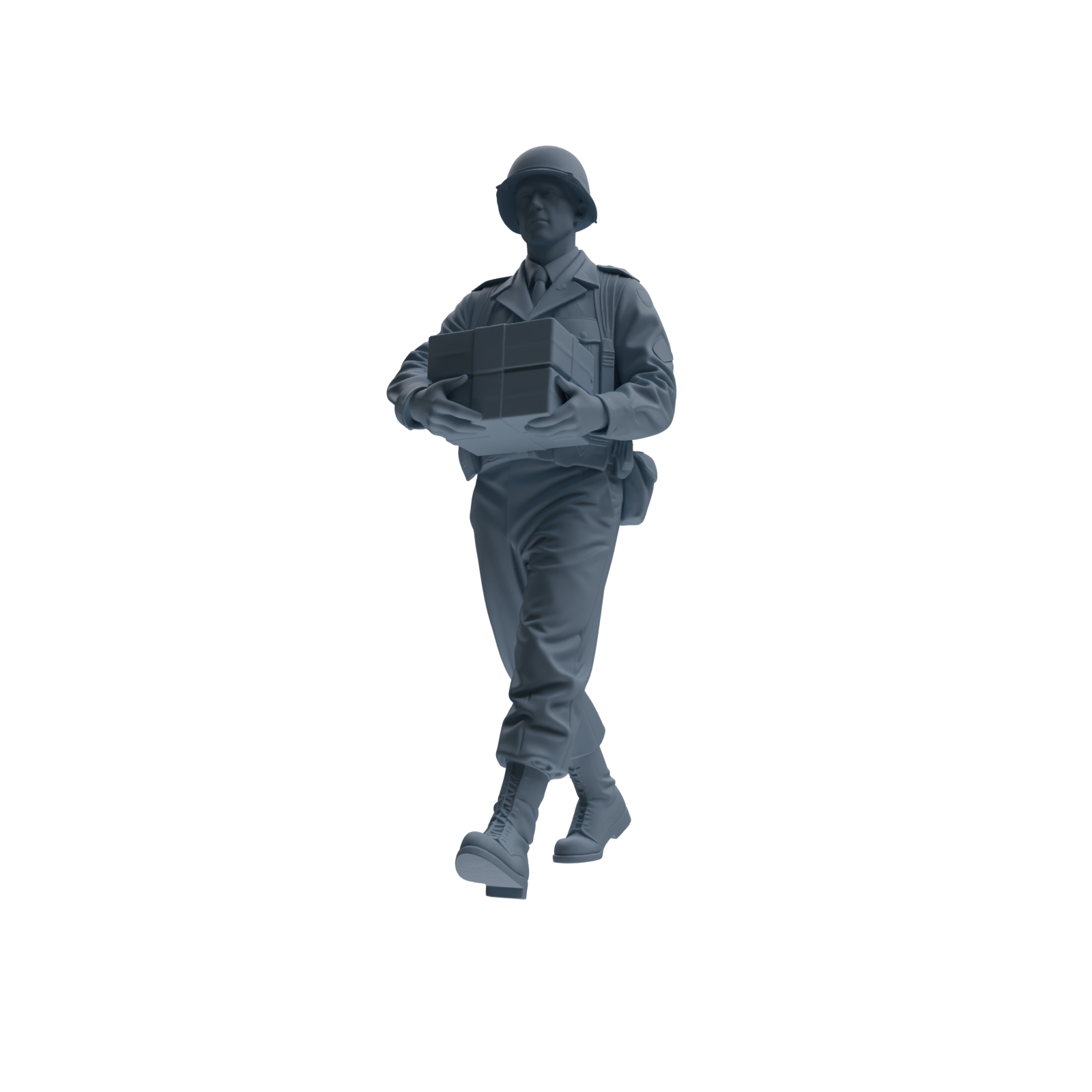 MRY-SFW SSTR225 WWII U.S. Army Logistics Soldier Logistics Four-Person Group
