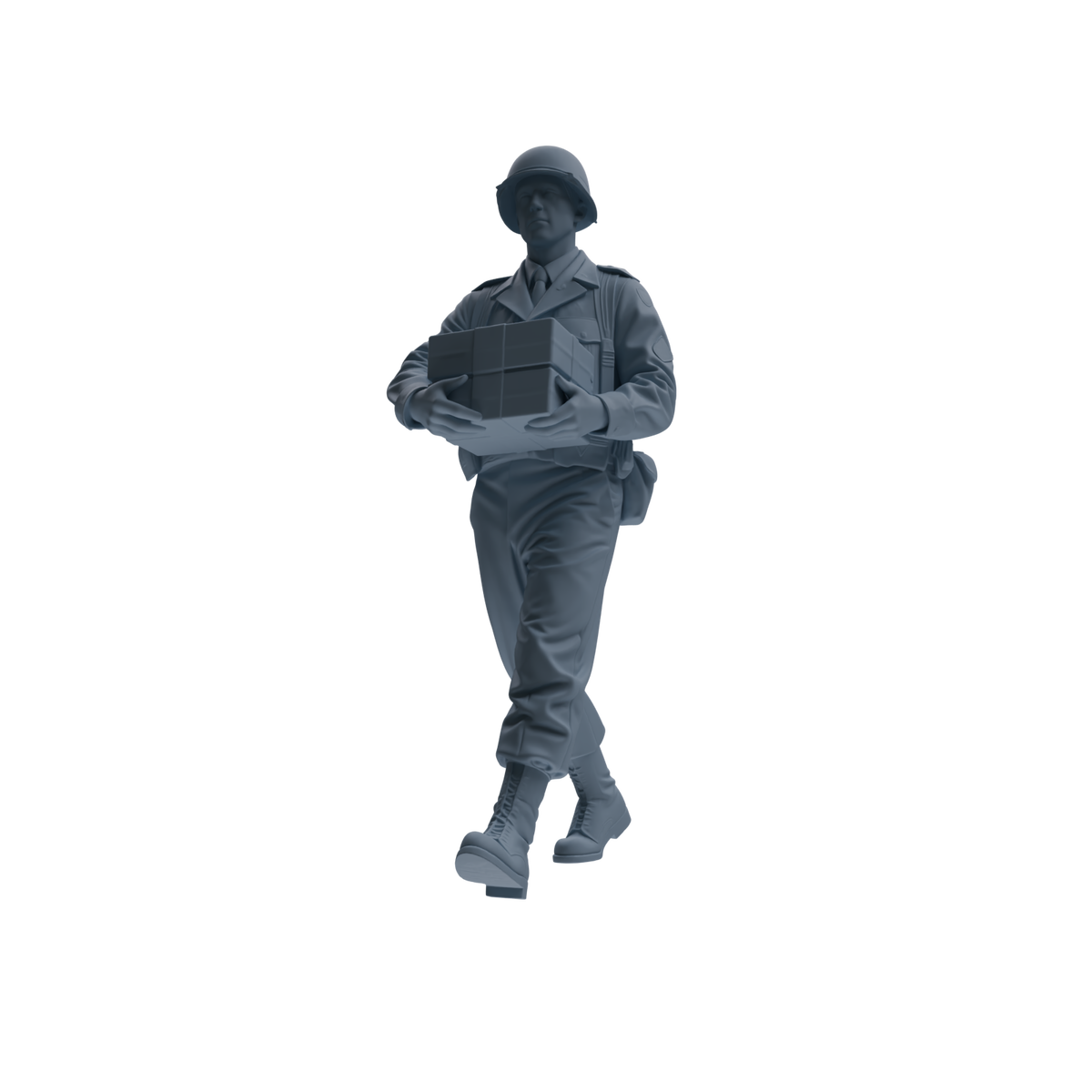 MRY-SFW SSTR225 WWII U.S. Army Logistics Soldier Logistics Four-Person Group — detail view 2