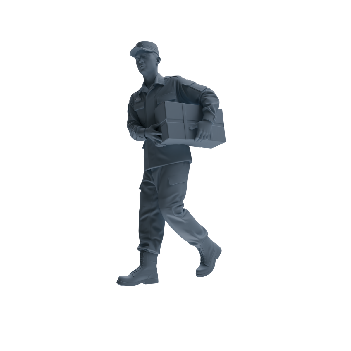 MRY-SFW SSTR243 Modern Army Logistics Soldier Carrying Four-Person Group — detail view 2