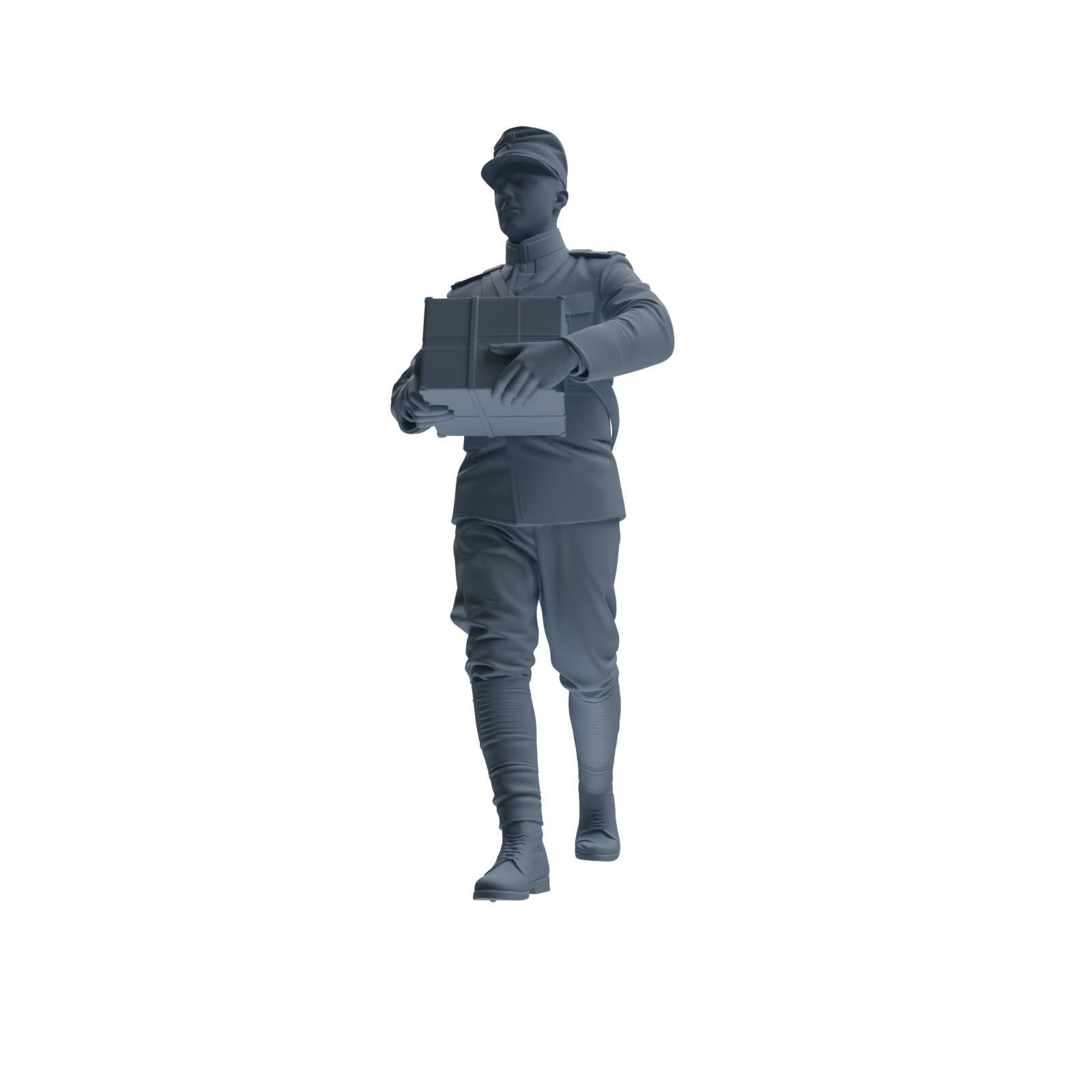 MRY-SFW SSTR258 WWI French Army Logistics Soldier Logistics Four-Person Group