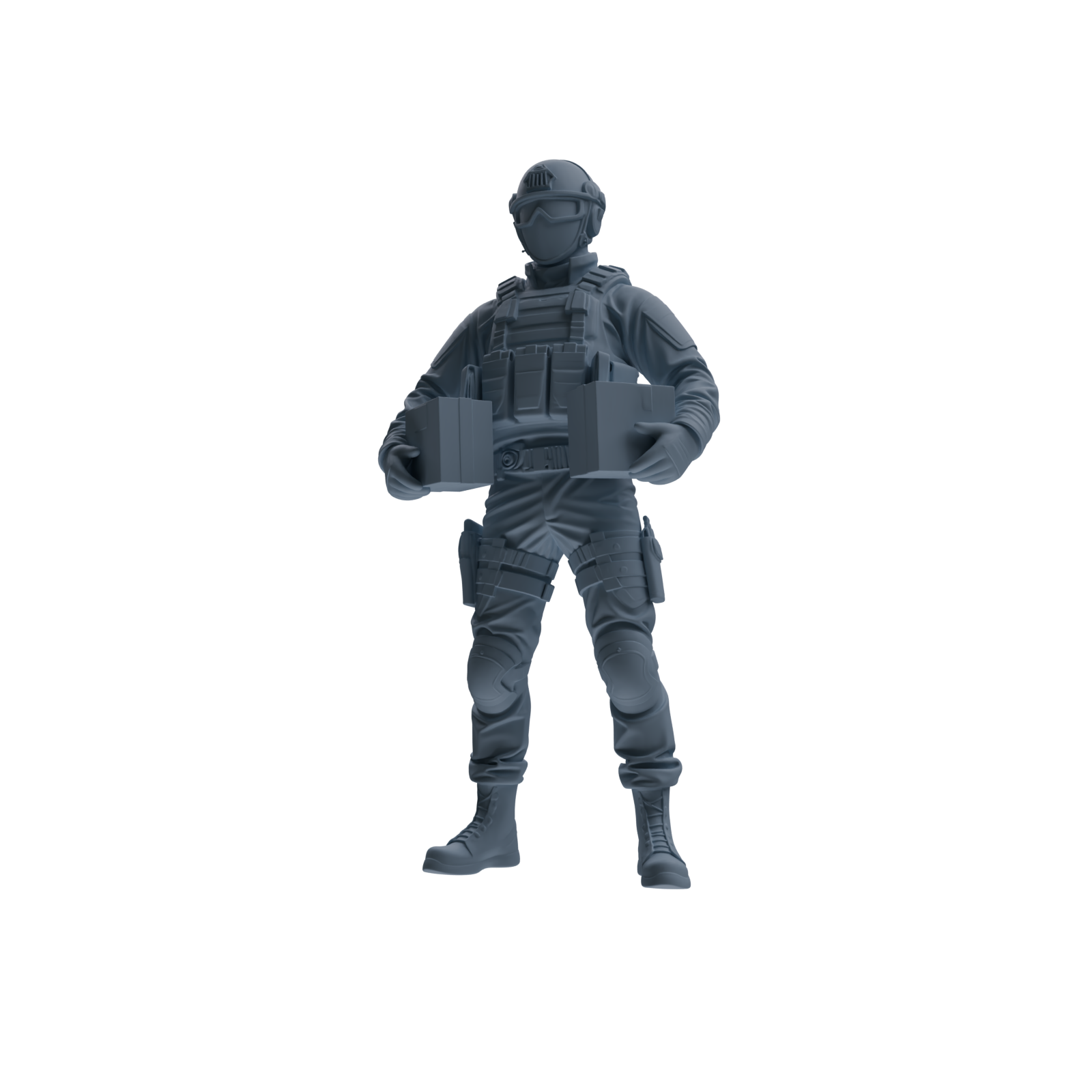 MRY-SFW SSTR344 Modern American Mercenary Carrying Four-Person Group