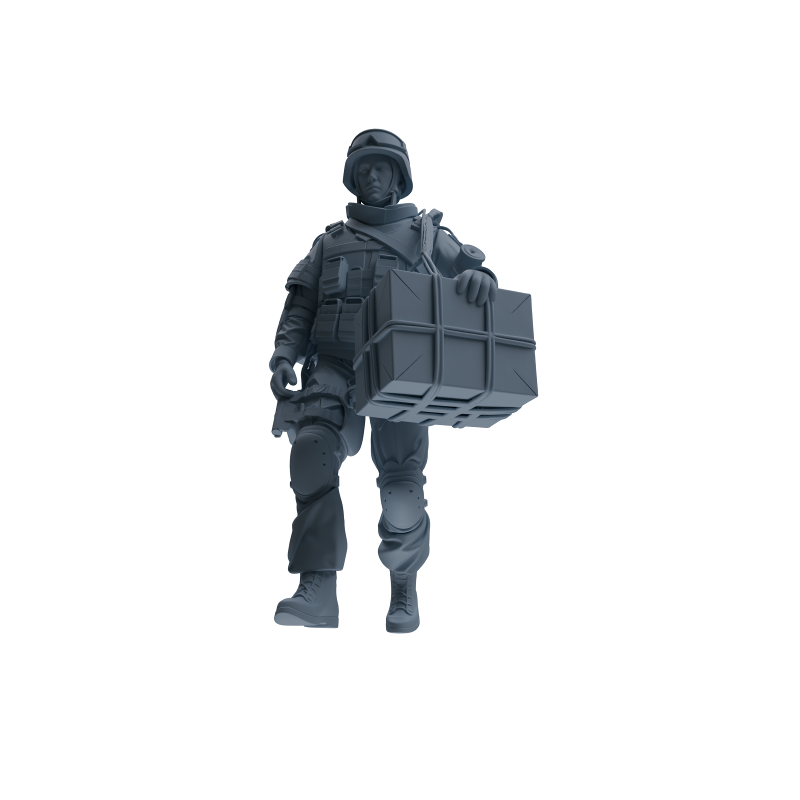 MRY-SFW SSTR326 Modern Counter-Terrorism SWAT Suppressor Logistics Four-Person Group